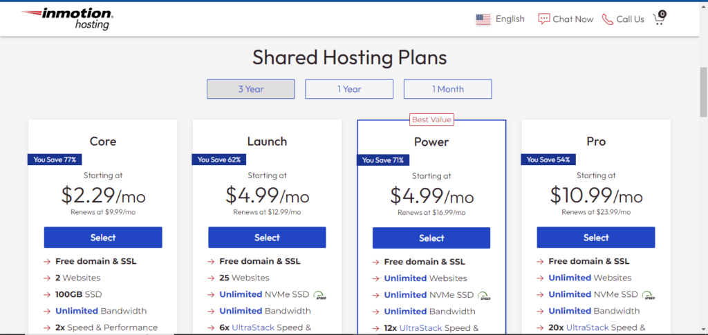 Hosting Plans & Pricing